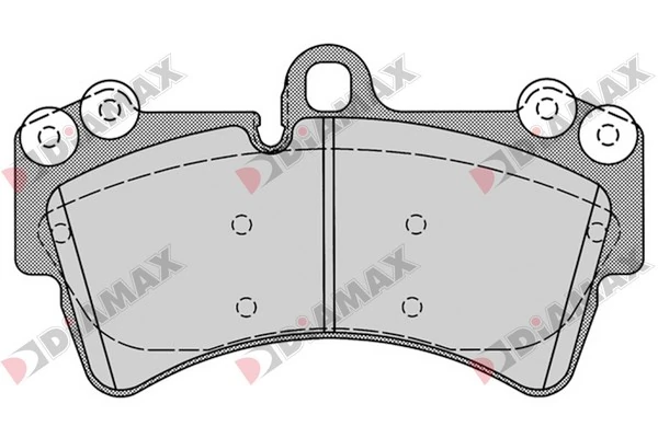 DIAMAX fékbetétkészlet, tárcsafék - N09196 - TothCarparts
