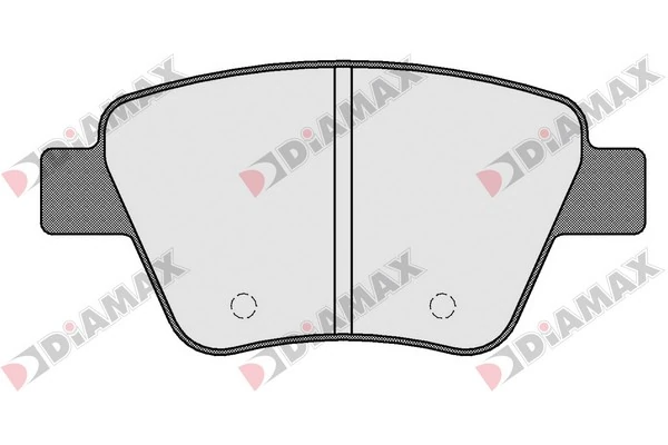DIAMAX fékbetétkészlet, tárcsafék - N09222 - TothCarparts