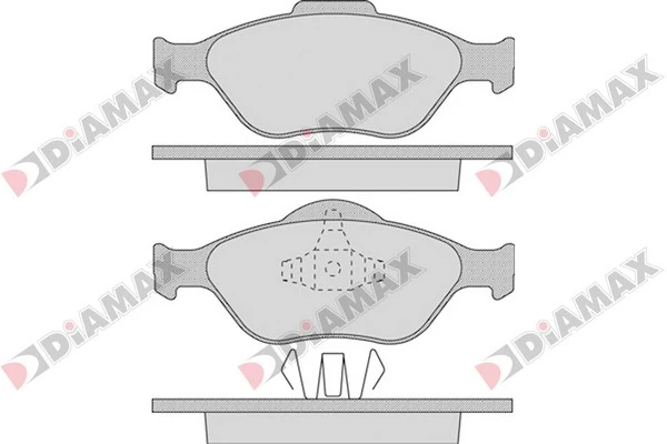 DIAMAX fékbetétkészlet, tárcsafék - N09239 - TothCarparts