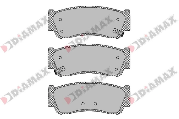 DIAMAX fékbetétkészlet, tárcsafék - N09247 - TothCarparts