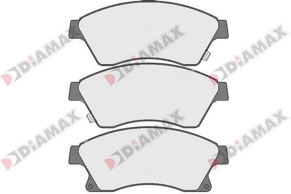 DIAMAX fékbetétkészlet, tárcsafék - N09265 - TothCarparts