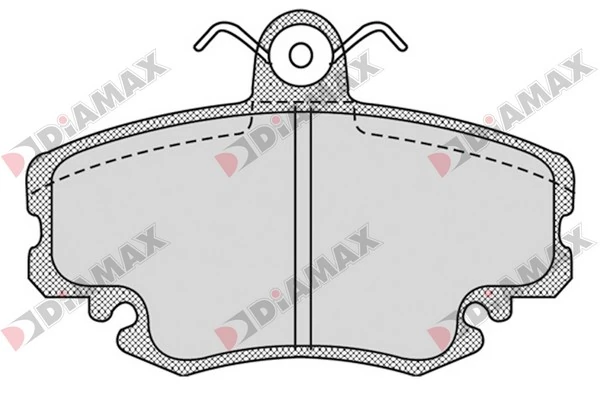 DIAMAX fékbetétkészlet, tárcsafék - N09268 - TothCarparts