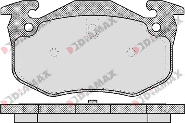 DIAMAX fékbetétkészlet, tárcsafék - N09271 - TothCarparts