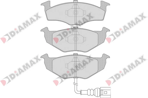 DIAMAX fékbetétkészlet, tárcsafék - N09331 - TothCarparts