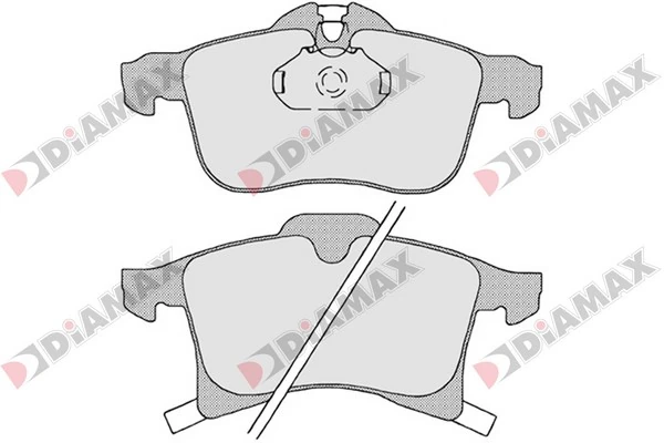 DIAMAX fékbetétkészlet, tárcsafék - N09354 - TothCarparts
