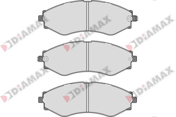 DIAMAX fékbetétkészlet, tárcsafék - N09361 - TothCarparts