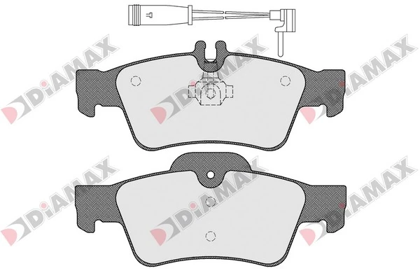 DIAMAX fékbetétkészlet, tárcsafék - N09371A - TothCarparts