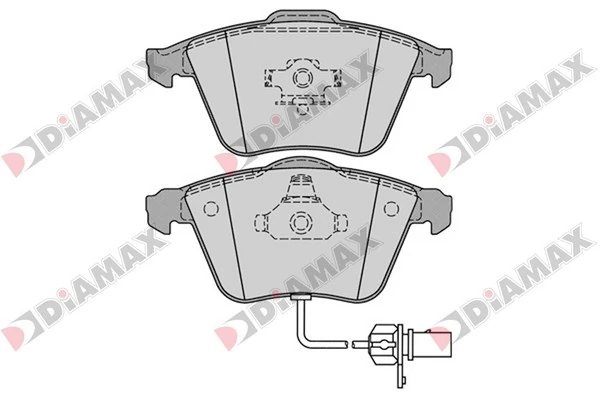 DIAMAX fékbetétkészlet, tárcsafék - N09373 - TothCarparts