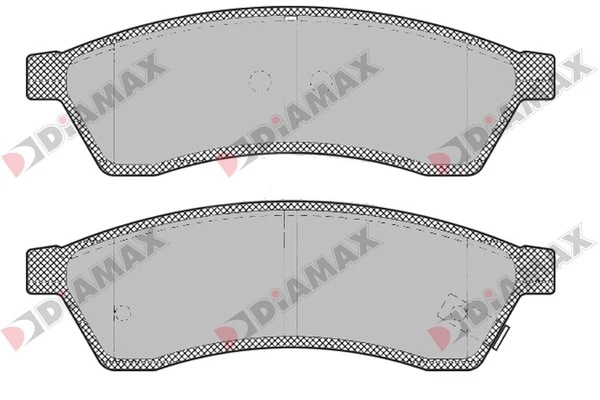 DIAMAX fékbetétkészlet, tárcsafék - N09410 - TothCarparts