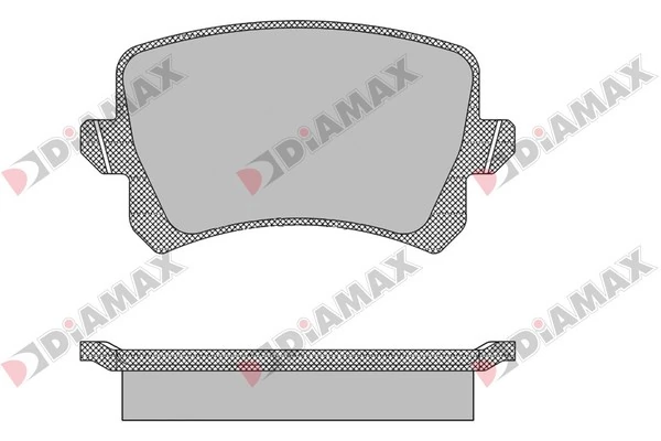 DIAMAX fékbetétkészlet, tárcsafék - N09433 - TothCarparts