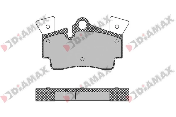 DIAMAX fékbetétkészlet, tárcsafék - N09462 - TothCarparts