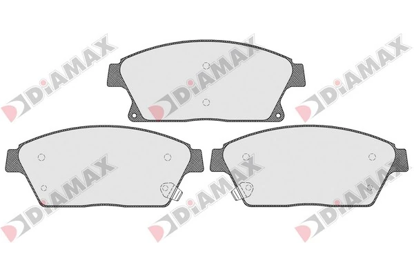 DIAMAX fékbetétkészlet, tárcsafék - N09491 - TothCarparts