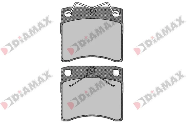 DIAMAX fékbetétkészlet, tárcsafék - N09561 - TothCarparts