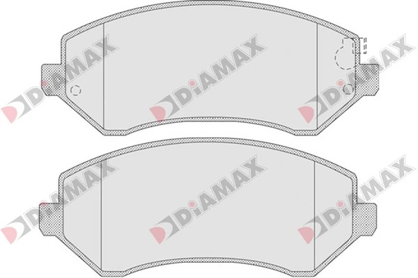 DIAMAX fékbetétkészlet, tárcsafék - N09639 - TothCarparts