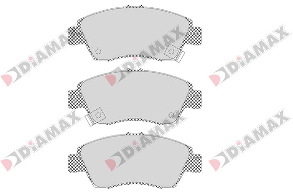 DIAMAX fékbetétkészlet, tárcsafék - N09649 - TothCarparts