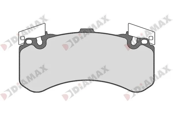 DIAMAX fékbetétkészlet, tárcsafék - N09689 - TothCarparts