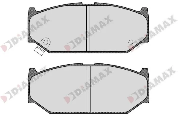 DIAMAX fékbetétkészlet, tárcsafék - N09746 - TothCarparts