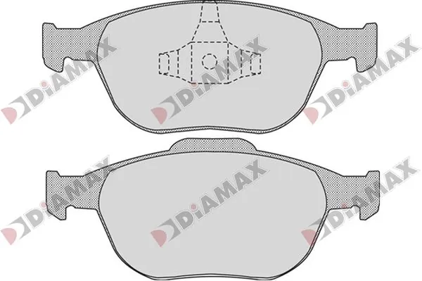 DIAMAX fékbetétkészlet, tárcsafék - N09818 - TothCarparts