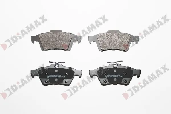 DIAMAX fékbetétkészlet, tárcsafék - N09827 - TothCarparts