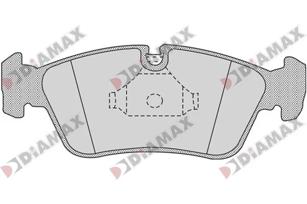 DIAMAX fékbetétkészlet, tárcsafék - N09835 - TothCarparts