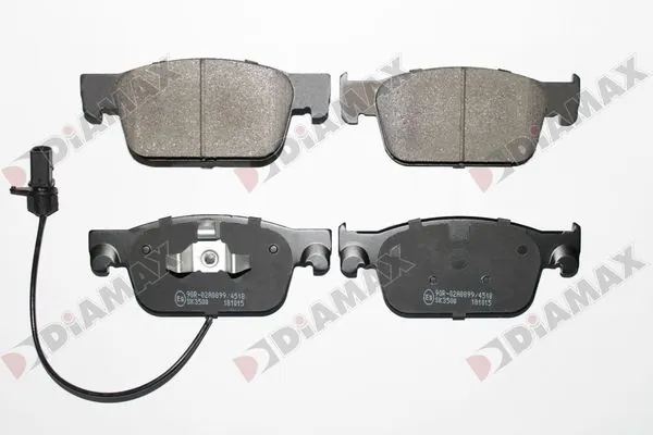 DIAMAX fékbetétkészlet, tárcsafék - N09915 - TothCarparts