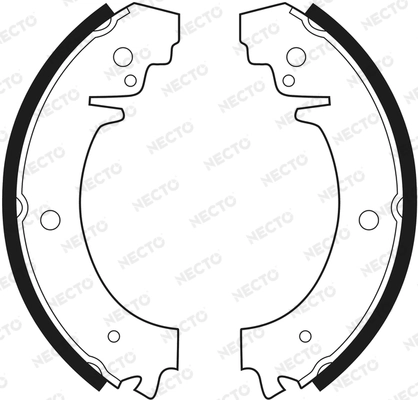 NECTO fékpofakészlet - N1335 - TothCarparts