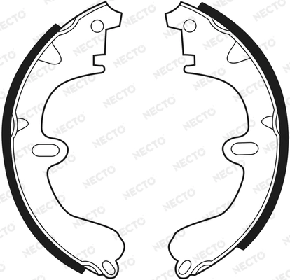 NECTO fékpofakészlet - N1423 - TothCarparts