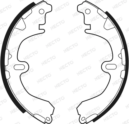 NECTO fékpofakészlet - N1479 - TothCarparts