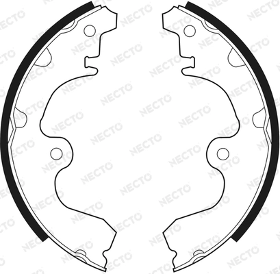 NECTO fékpofakészlet - N1600 - TothCarparts