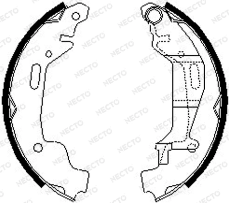 NECTO fékpofakészlet - N1688 - TothCarparts