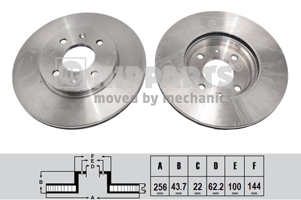 NIPPARTS féktárcsa - N3300553 - TothCarparts