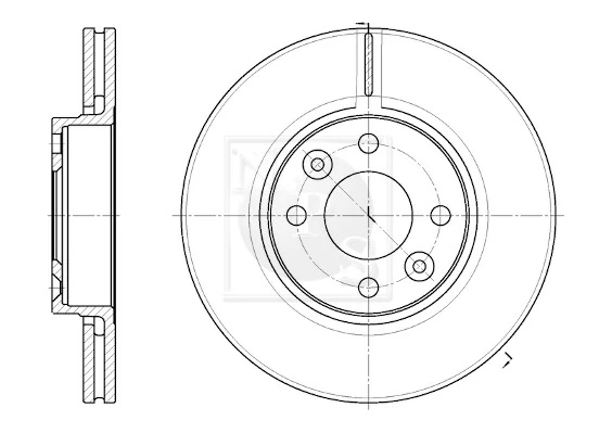 NPS féktárcsa - N330N35 - TothCarparts