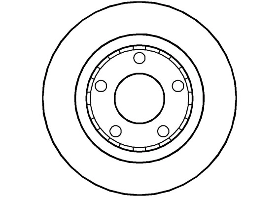 National féktárcsa - NBD1050 - TothCarparts