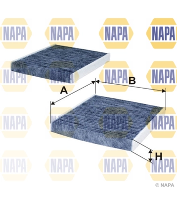NAPA szűrő, utastér levegő - NFC4006 - TothCarparts