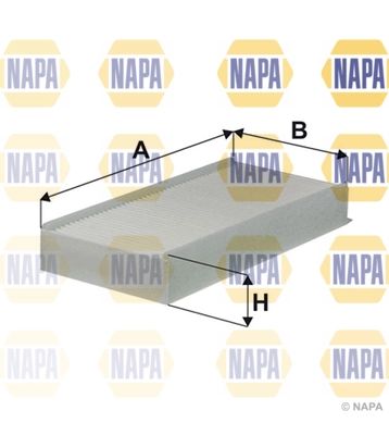 NAPA szűrő, utastér levegő - NFC4041 - TothCarparts