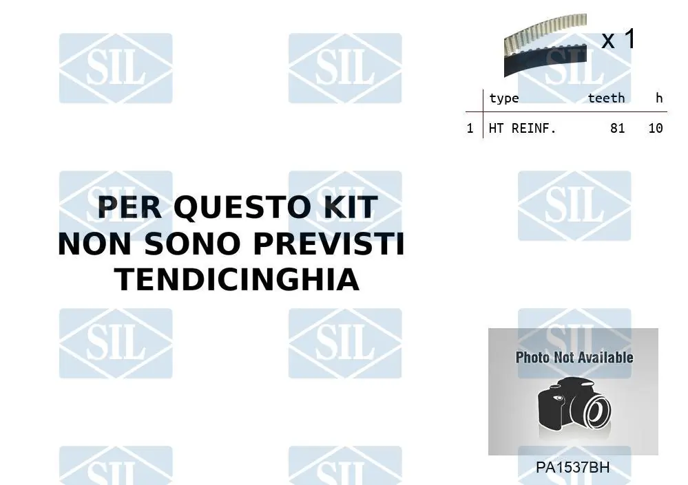 Saleri SIL Vízpumpa + fogasszíj készlet - K1PA1537BH - TothCarparts