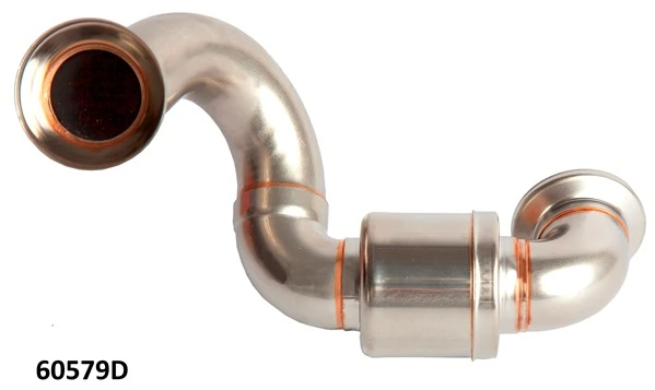 BorgWarner Cső, kipuf.gáz visszavezető szelep - 60579D - TothCarparts