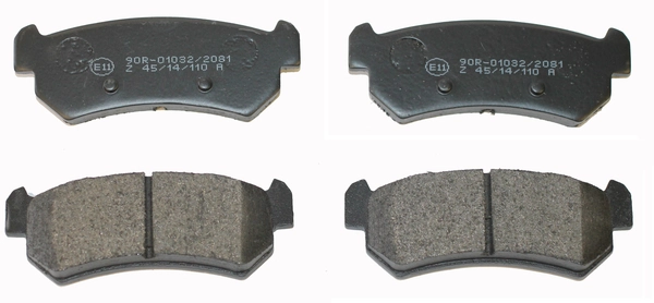 National fékbetétkészlet, tárcsafék - NP2529 - TothCarparts