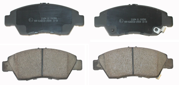 National fékbetétkészlet, tárcsafék - NP2538 - TothCarparts