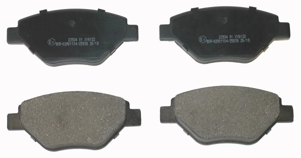 National fékbetétkészlet, tárcsafék - NP2606 - TothCarparts