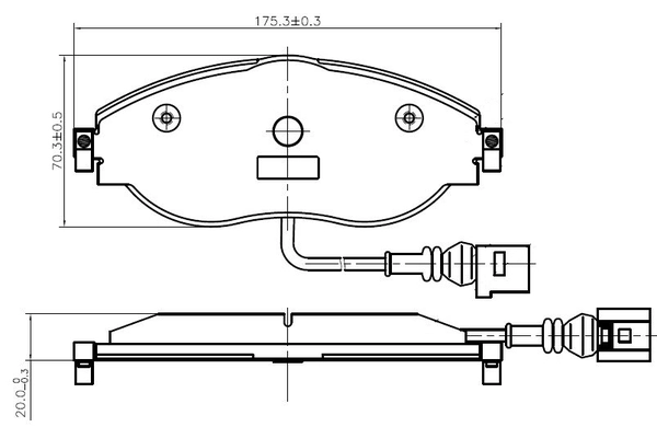 National fékbetétkészlet, tárcsafék - NP2990 - TothCarparts