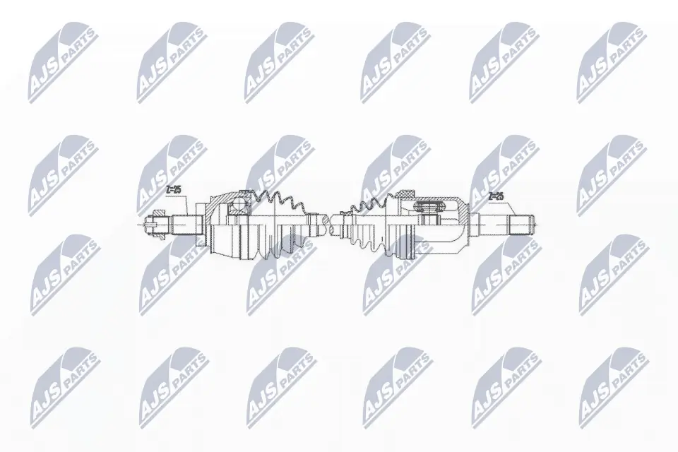 NTY hajtótengely - NPW-AR-006 - TothCarparts