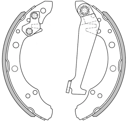 National fékpofakészlet - NS4001 - TothCarparts