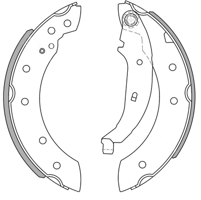 National fékpofakészlet - NS4002 - TothCarparts