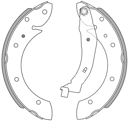 National fékpofakészlet - NS4005 - TothCarparts