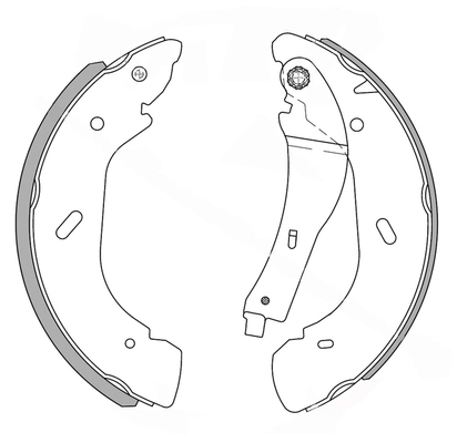 National fékpofakészlet - NS4007 - TothCarparts