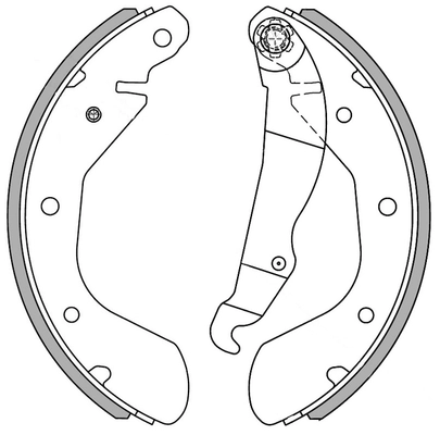 National fékpofakészlet - NS4009 - TothCarparts