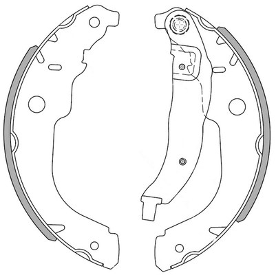 National fékpofakészlet - NS4028 - TothCarparts