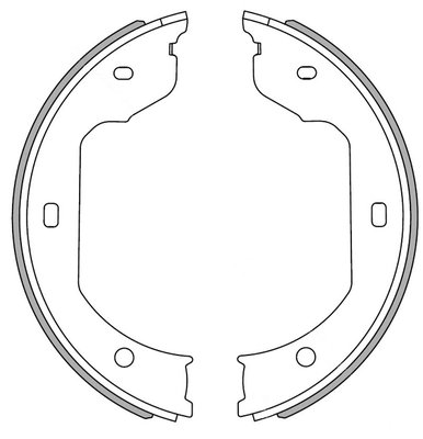 National fékpofakészlet - NS4031 - TothCarparts
