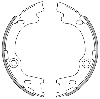 National fékpofakészlet - NS4037 - TothCarparts